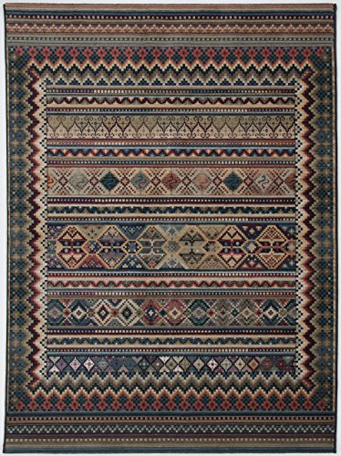 Theko Gabiro 416 Klassischer Orientteppich strapazierfähig und sehr robust in der Farbe Multicolor, Maße: 120cm x 180cm, 407963
