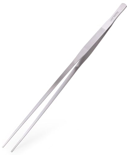 VORESTIC Gerade Aquarium Pinzette 60 cm, Pflanzen Aquarium Zange 60 cm, Sehr Lange Pinzette Terrarium Aquascaping