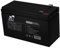 RVT SECURITY - Batteria per UPS Long Life 12 Volts 9 Amper ideale per gruppi di Continuita' 2 Anni di Garanzia