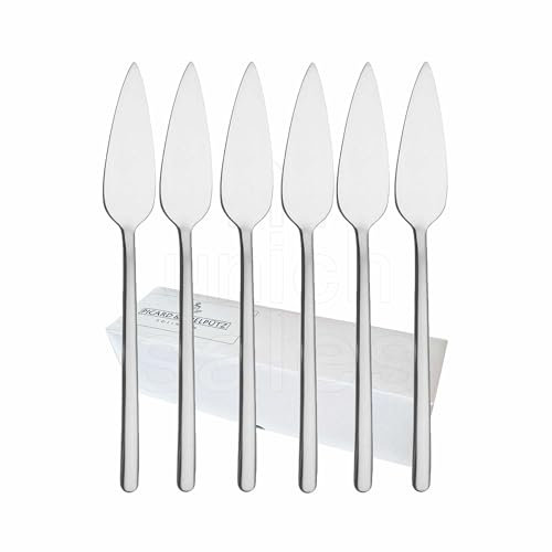 6 cuchillos de pescado de la serie Ventura 6108 de Picard & Wielpütz individualmente en cartón plegable blanco