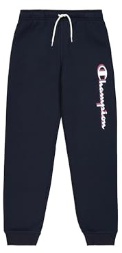 Champion Pantaloni Sportivi Legacy Big Logo Bambino, Blu (Bs501), 9-10 Anni