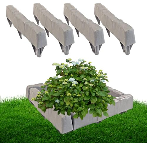 gatsten kantsten, natursten blomrabattinfattning, grävlös gräskant dekoration Border för gräsmatta trädgård blomsterrabatt terrass gångväg