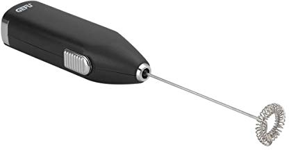 Gefu 12720 Milchaufschäumer Fino, Silber/Schwarz, ‎17.78 x 2.54 x 2.54 cm