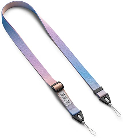 Ringke Shoulder Strap, Universal Lanyard Neck Crossbody String Pattern Strap for iPhone/Galaxy/Pixel/Android Cell Phone Case, Camera, DSLR, iPad, Tablet, USB, Keys, ID - Aurora