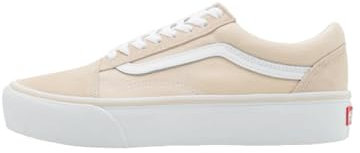 Vans Old Skool Platform RGJ921 Rainy Day beige Mädchenschuhe Turnschuhe Stoffschnürsenkel 39