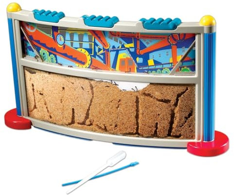 FENGJISUN Ameisenfarm - Bildungs- und Lernset für Beobachten und Studieren von Ameisenkolonien, Tunnelbau, Teamarbeit, Insekten - Erwachsene (Blue)