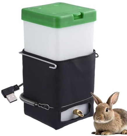 Bouteille d'eau anti-fuite pour hamster - Bouteille d'eau chauffée pour lapin - Bouteille d'eau thermostatique pour cochon d'Inde - Bouteille d'eau pour petits animaux de compagnie - Abreuvoir