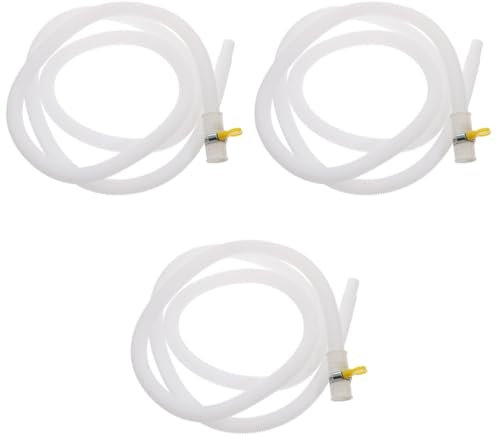 MAGICLULU 3 Juegos Tubo De Drenaje del Aire Acondicionado Bomba De Aire para Inflable Sin Ductos Manguera De Drenaje De Aire Acondicionado Portátil Desodorizante Liberar Acero Inoxidable