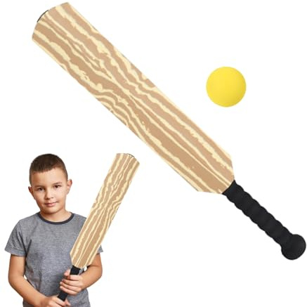 Yhsioaklo Bate de Bola para niños | Juego de Bate y Pelota para Exteriores | Ligero para Estudiantes con muñón, Ideal para Ejercicio, Entrenamiento Deportivo y Actividades recreativas Infantiles.