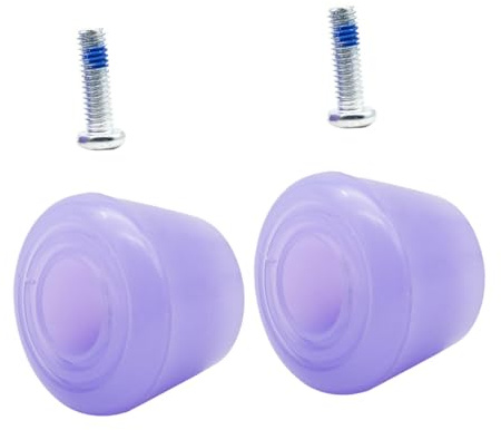 Homoyoyo Butée de Frein pour Patins à roulettes Double Rangée, 1 Set 4 Pièces, Accessoires de Freinage Antidérapants et Silencieux pour Rollers en Ligne