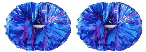 Fluffy pompon, Cheerleading Pom Poms Flerfärgspaket med 6(Blu)