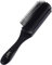 Fine Lines 9 Row Hair Brush for Men & Women, Black Rubber Cushion Tangle Tamer - Ideal for Curly or Fine Hair and Hair Extensions - Perfect Travel Companion - Lightweight & Comfortable Design