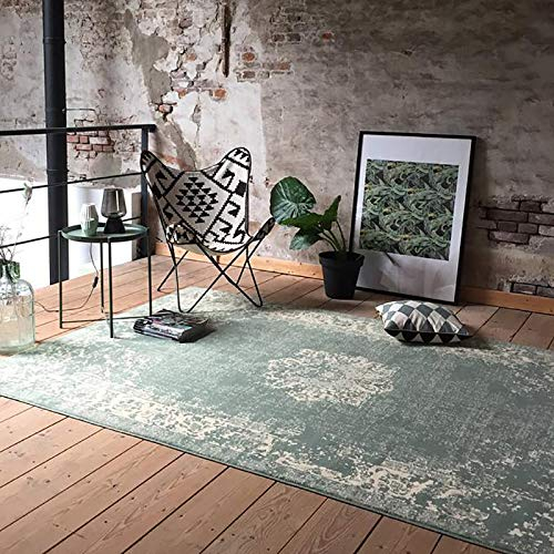FRAAI | Home & Living Teppich Vintage - Wonder Grün - Polypropylen - Kurzflor - Vintage - Orientalisch - Wohnzimmer, Esszimmer, Schlafzimmer - Carpet