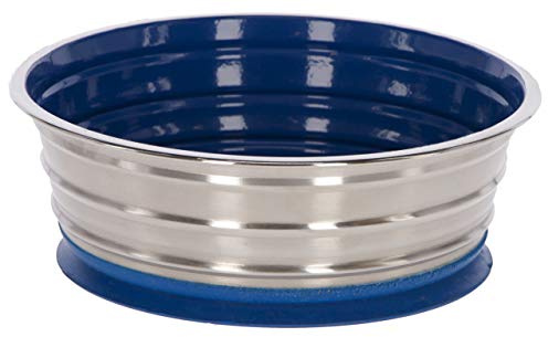 Kerbl Pet St. Steel Dog Bowl, 1900 ml with suction cup function