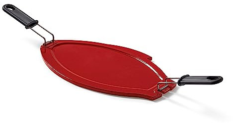 MR. BARBECUER Fish Grill- Piedra refractaria | para Pescado | Piedra Ovalada | 40 x 23,5 cm | para Barbacoa de Gas o Horno | para Pescado al Punto