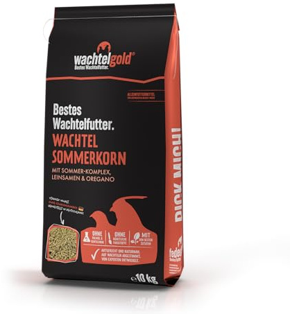 wachtelgold Grano de verano 10 kg de comida de codorniz abril – septiembre
