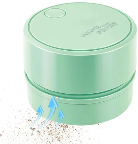 Aspirateur de bureau, longue batterie de table poussière, clavier compact aspirateur, aspirateur d'ordinateur portable léger sans fil, machine à coudre Clavier portable Vac pour nettoyer les miettes