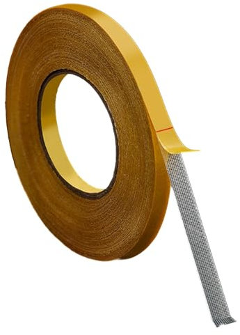 Nastro a parete ad alta resistenza adesiva - nastro adesivo a doppio bastone, striscia a rete in fibra di | Nastro di montaggio a doppio lato impugnatura per piastrelle, fai -da -te, metallo, ce