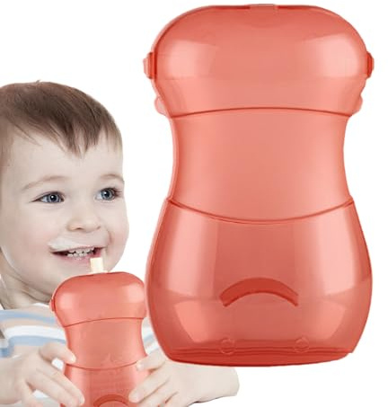 Saftbox Halter, Babynahrungsbehälter, Lebensmittelbeutelhalter Quetschsicher Nachfüllbarer Halter, Aufbewahrungsbehälter für Babynahrung, Selbstnahrungsspender für Babynahrung, Snackhalter