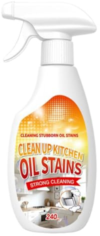 YNPQTDS Detergente Sgrassante Per Cucina 240 ml - Profumo Fruttato Potente Sgrassatore | Soluzione Detergente Per Macchie Per Utensili Da Cucina Forno Piano Cottura Lavello Cappa Aspirante
