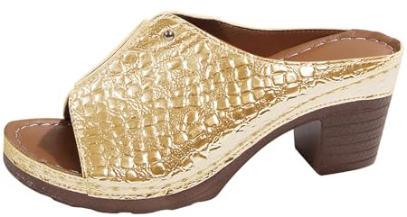 YIzdegg dam kilklack sandaler elegant platå tjocka sandaler halkfria tofflor lätta bekväma sommarskor öppen tå sandaler andas fritidsskor barfota pantoletter strandsemester