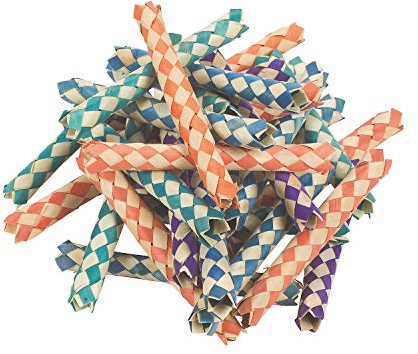 Fun Express Finger Traps, Classic Party Toys - Bulk Set of 72 in Assorted Colors - Favors and Giveaways