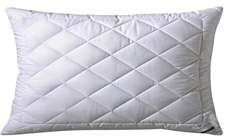 billerbeck Kopfkissen Silver-Dream - Kopfkissen 40 x 80 cm mit Reißverschluss – Kissen mit Silberveredlung – individuell anpassbar