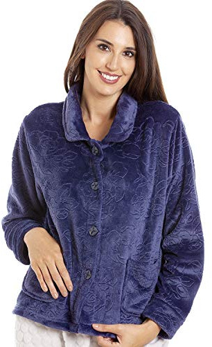 Camille Bouton Femme Jusqu’à Rose Vestes De Lit en Relief 38-40 Purple