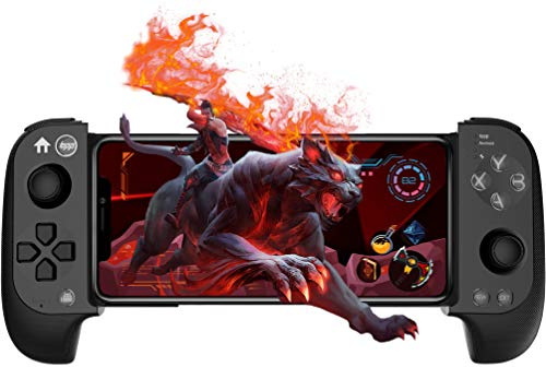 topp Gaming Smartphone-styrenhet Remus med upp till 12 timmars körtid och individuellt justerbar knapplayout, svart