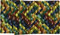 Sander Tischläufer Salsa bunt-blau Größe 50x140 cm