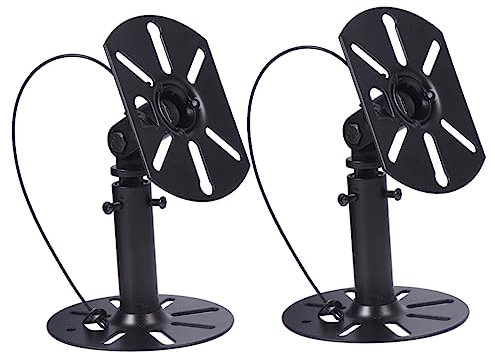 Housoutil Supporto Da Parete Per Altoparlanti Con Rotazione A 360° Nero Per Altoparlanti Satellitari Per Home Cinema