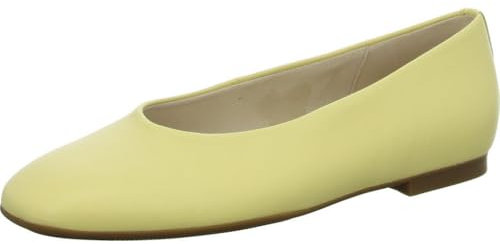 Gabor Damen Klassische Ballerinas, Frauen Flats,Slip-ons,klassisch elegant,Ballerinen,Pumps,Halbschuhe,Sommerschuhe,Slipper,Yellow,40 EU / 6.5 UK
