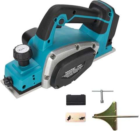 Cordless Electric Hand Planer Compatible with Makita 18V Battery,Tool Only-Brushless Motor 3-1/4-Inch Powerful Electric Hand Planer for Wood