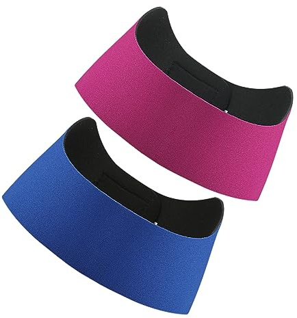 DEARMAMY 2pezzi Fascia Per Acqua in Neoprene Fasce Per Orecchie Nuoto Fascia Sportiva Per Piscina e Doccia Protezione