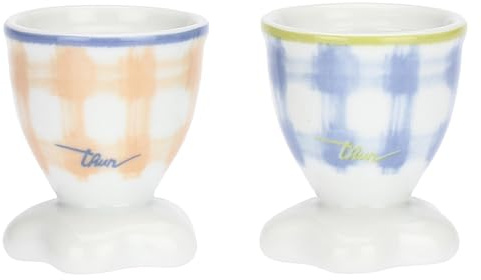 THUN Set 2 portauovo, Porcellana, Collezione Giardino di Primavera, Ø 5 cm, 5 cm h