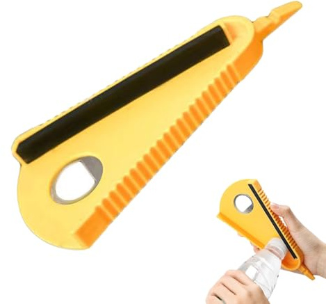 Roterande locköppnare | säker och enkel locköppnare för konserverade och drycker, ergonomiskt handtag för kraftlös öppning, perfekt för resor trädgård