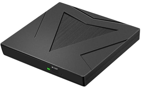 Fasizi Unidad de DVD Externa USB 3.0 & Type-C portátil CD DVD + grabadora RW Unidad óptica Externa para PC Laptop Desktop