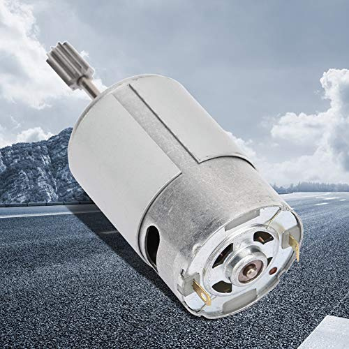 Micromotor RS550 de Alta Velocidad, Gran Potencia para Coche de Juguete Eléctrico, Motocicleta, Compacto, Ligero, de bajo Ruido, Rendimiento Estable para Niños, Hecho de Material de Primera
