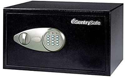 Sentry SG00966 Laptop Size Electronic Safe C/W - Black