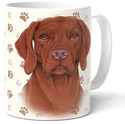 VIZSLA - tasse à café, Kaffeetasse, Becher, Teetasse aus hochwertiger Keramik. Kaffeebecher mit schöner Grafik und tollen Spruch in englischer Sprache.