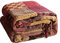 VANJOROY 100% Chenille Bohemian Large Sofa Throw Blanket For 2 3 Seater Settees, Luxury Soft Patchwork Bed Throw for Couch Bedspreads Rug Bed Gifts -150×190CM,Red
