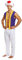 HENBRANDT Adult Men’s Videogame Mushroom Man Fancy Dress Costume XL Retro 1980s Moustache Brothers Novelty Toad Dress Up Outfit One Size Extra Large Mens Fancy Dress Costume
