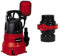 Einhell Schmutzwasserpumpe GC-DP 7035 LL (700 W, flachabsaugend bis 1 mm, Fördermenge 16.000 L/h, 0,8 bar, Eintauchtiefe 7 m, für Schmutz- & Klarwasser, inkl. Schnellverbinder)