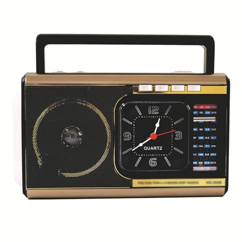 Lettore di cassette vintage con antenna retrattile, registratore di cassette portatile, radio boombox, perfetto per riunioni di famiglia e viaggi, DAB+