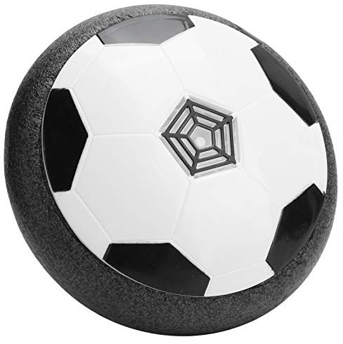 FTVOGUE Pelota de Fútbol Flotante con Luz LED para Juguete de Interior, Luces Coloridas, Pelota de Fútbol Deslizante para Niños Pequeños, Juguetes de Material de Algodón ABSpearl para Juegos en Casa