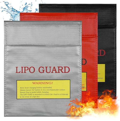 Huiguli Lipo batterisäker väska, 3 färger av brandsäker dokumentväska