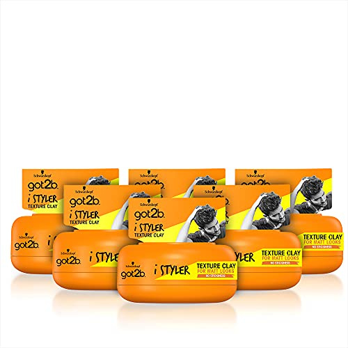 Got2b - Arcilla Texturizante iStylers, 75 ml, Estilo personalizado, Con efecto mate, Fuerte fijación