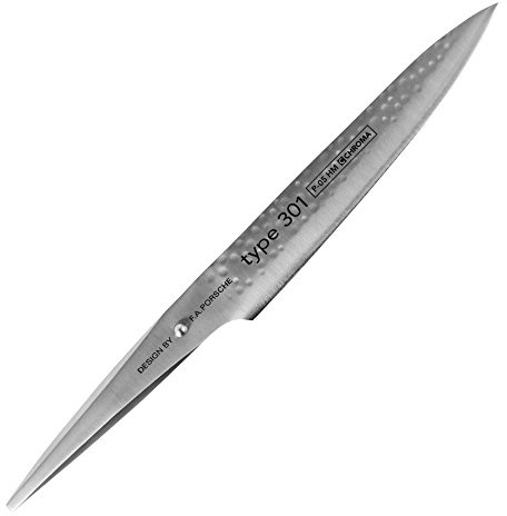 Chroma P02HM 7 1/4Santoku Martillada Final Cocina Cubiertos, Multicolor