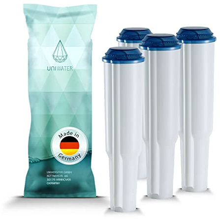 4 Wasserfilterpatronen geeignet für Jura Kaffeevollautomaten bis BJ 2009 mit White Patrone, nicht für Kaffeevollautomaten mit ENA blue Patrone