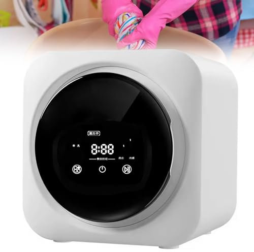 Portable Mini Washing Machine and Dryer Combo - Wall Mounted Washer for Travel - Ideal for Small Items like Clothing, Underwear, and Socks - Compact and Convenient for Home or Travel Use